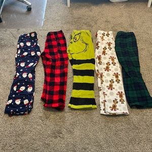 Bulk Christmas pajama bottoms